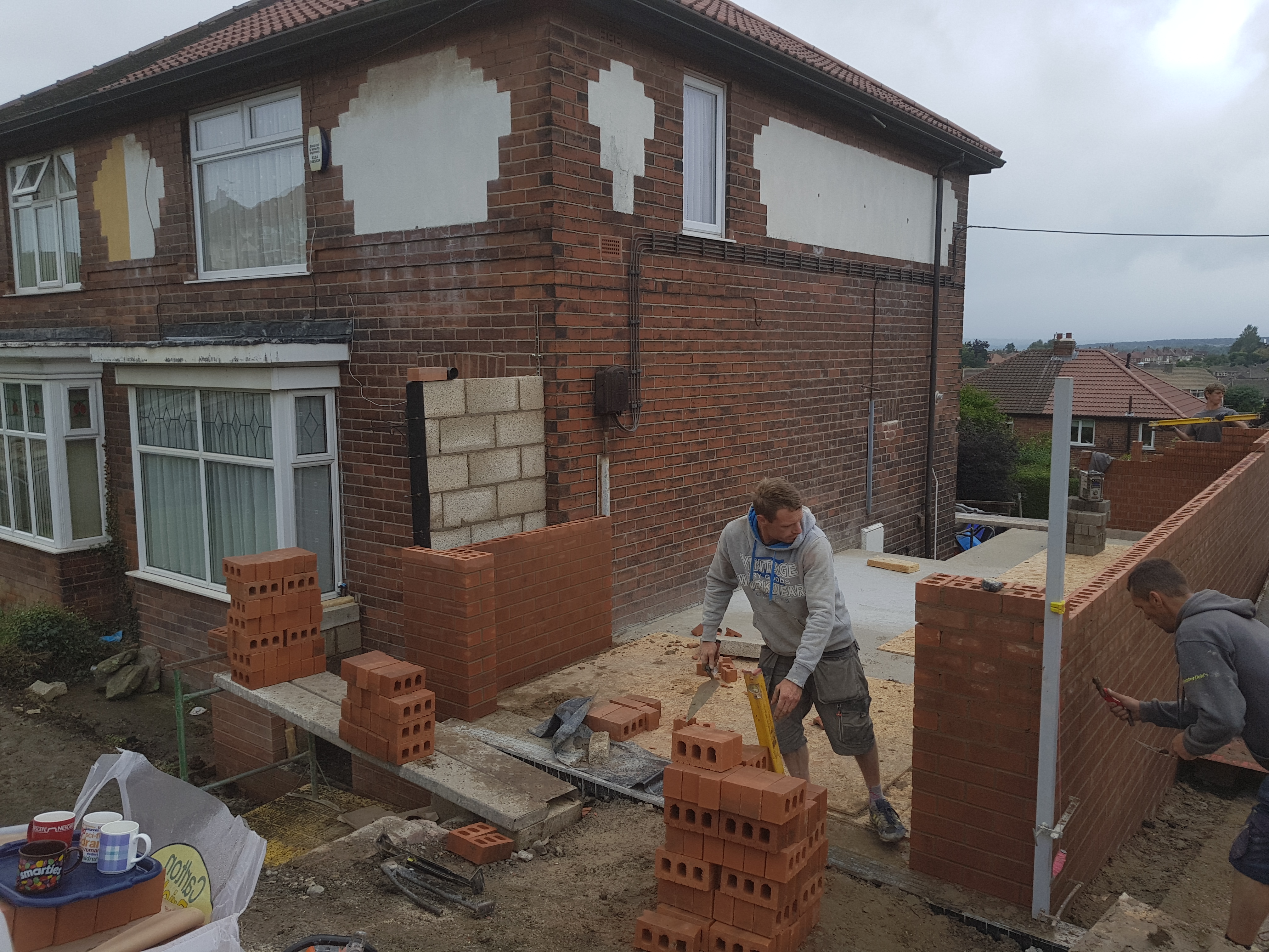 Toll Bar Road Rotherham Garage Construction & Patio Manterfield